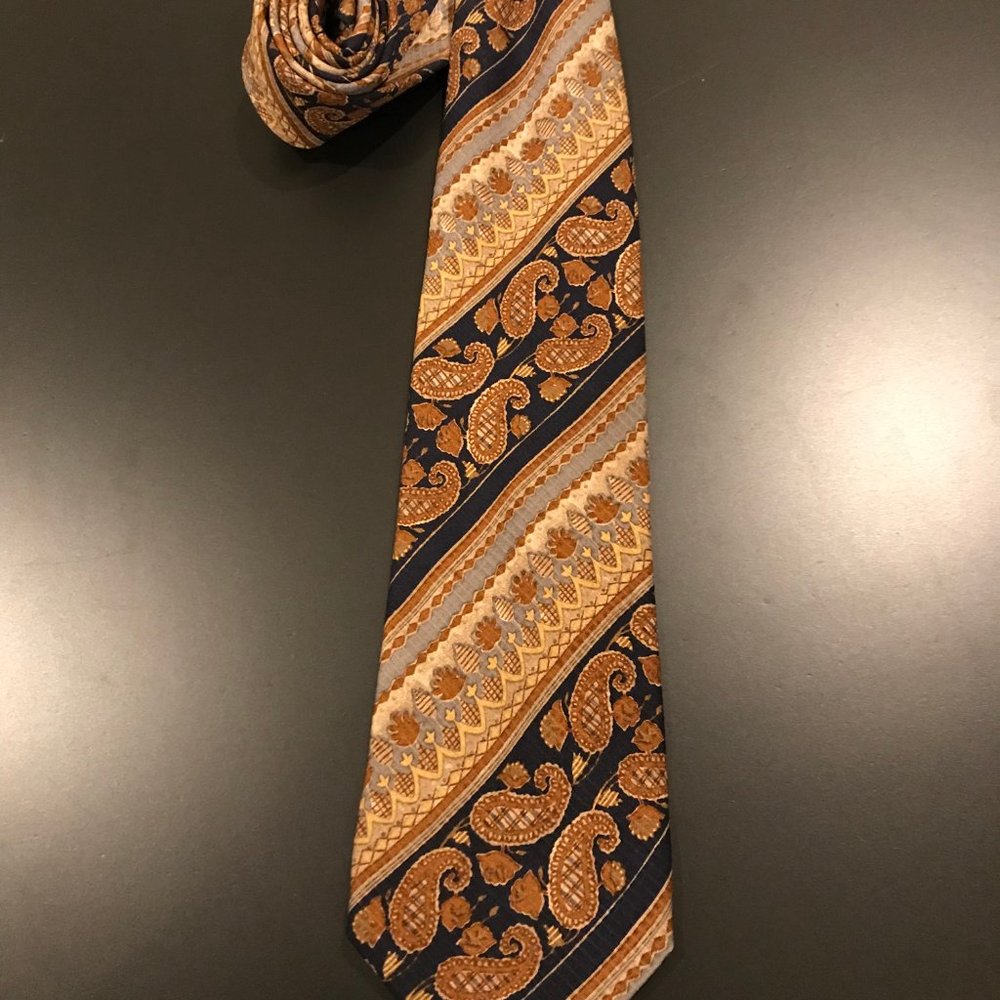Classic 100% Italian Silk CANALI Milano Tie